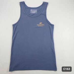 Fayettechill Tank Top Size XS Navy Blue Graphic Print Cotton Blend Men's Good